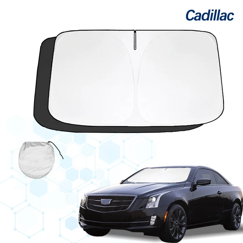 For Cadillac ATS Import atsl Windshield Sun Shade Sunshade Sun Visor Protector Foldable Blocks UV Rays Keep Car Cooler