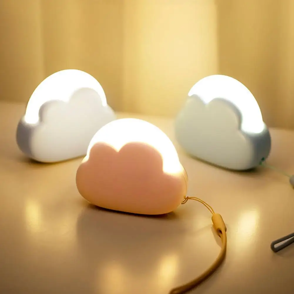 

Облачный ночник Mini USB беспроводной очаровательный светодиодный ночник в форме облака для спальни для маленьких детей креативный подарок B7B7