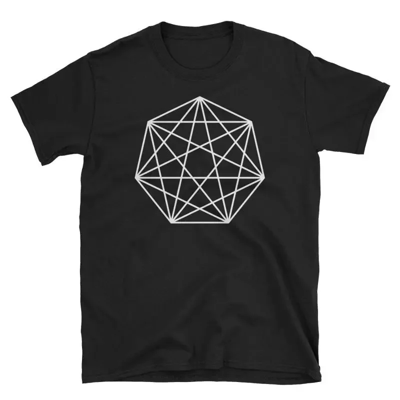 Heptangle 7 Pointed Star Symbol  T Shirt