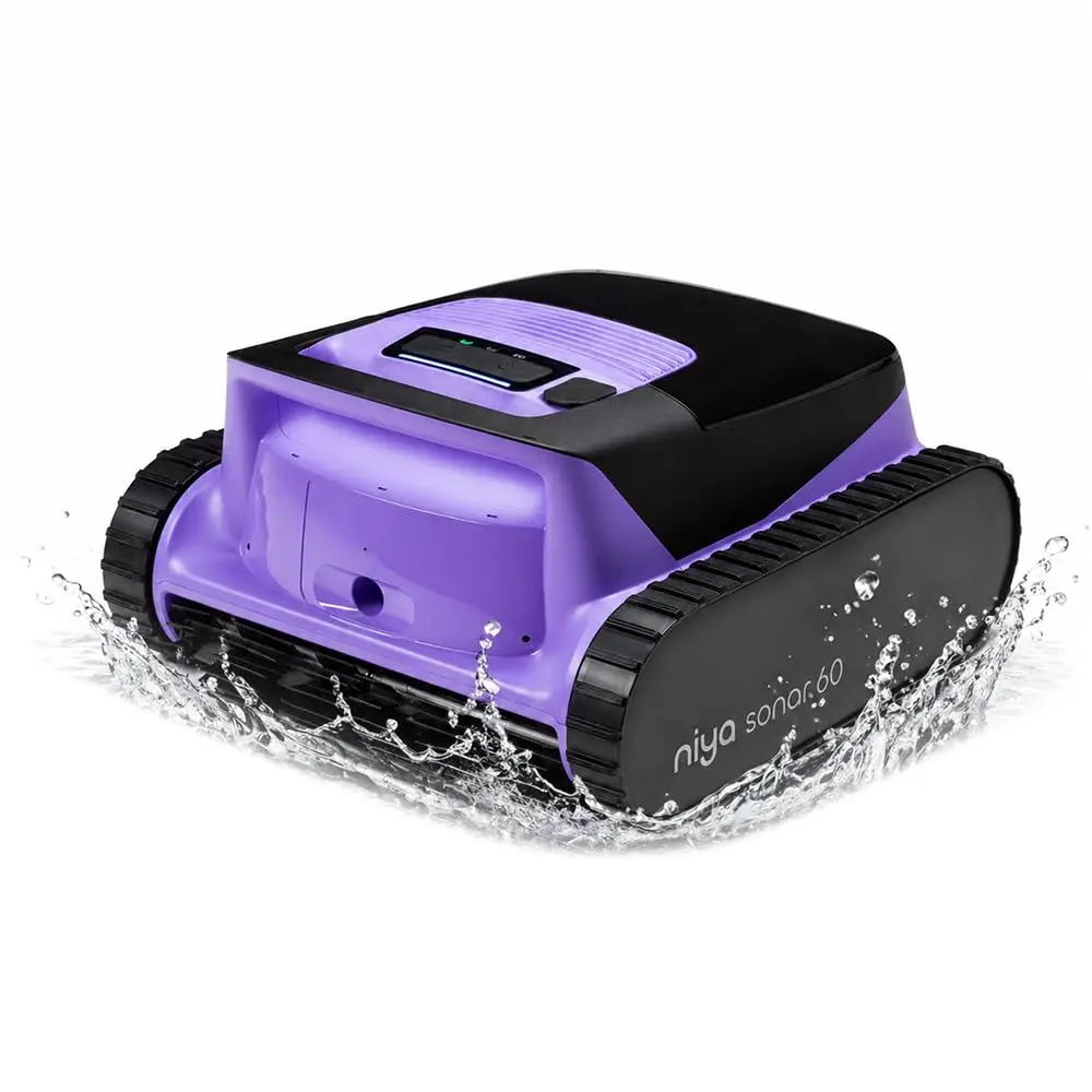 

Niya Sonar 60 Cordless Robotic Vacuum Pool Cleaner from the Creators of , Wi-Fi Connected, Waterline & Sun Ledge, Custom