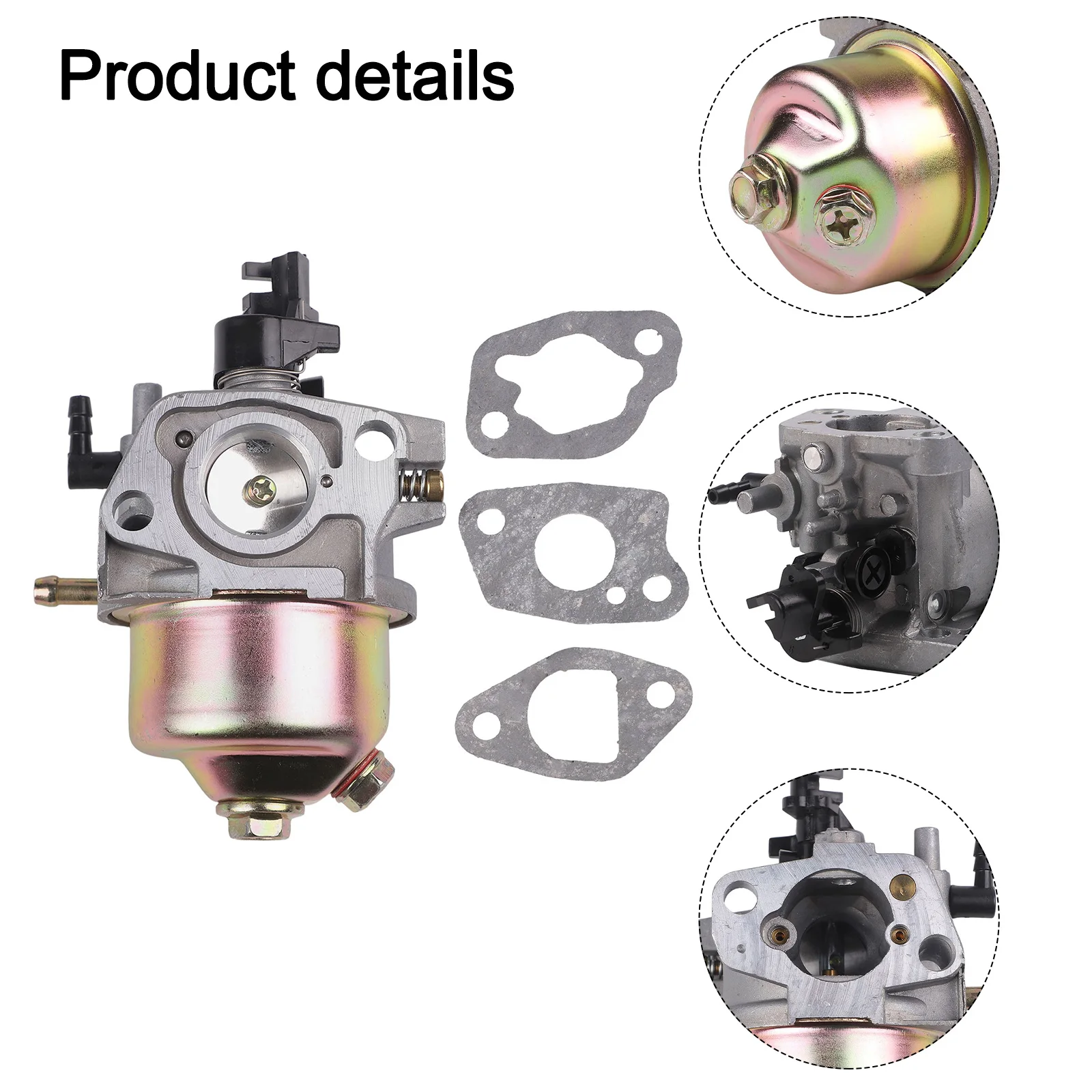 As Shown Petrol Lawn Mower Carburetor DB8621PR Carburetor Improved Engine Performance Metal Material Reliable Power
