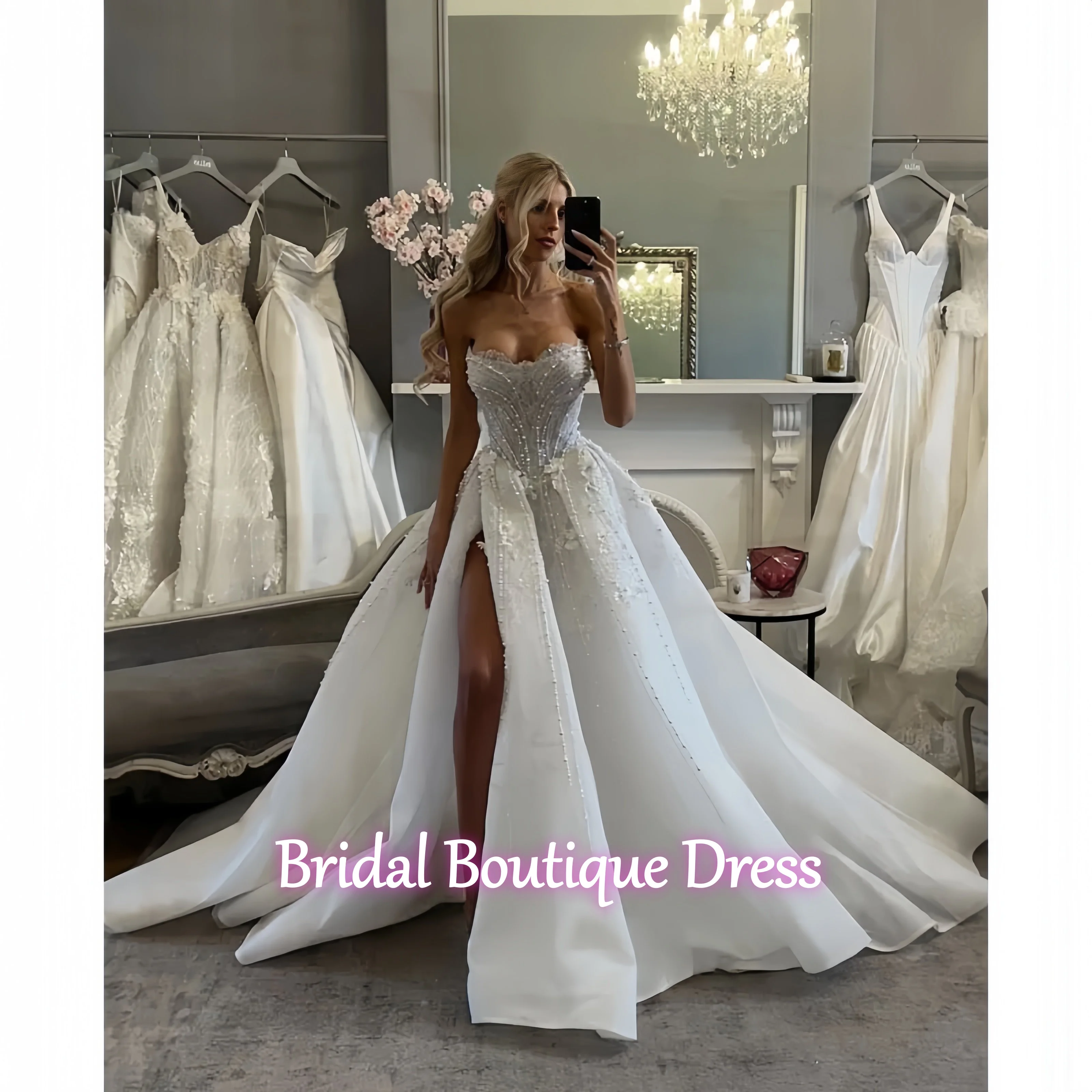 

Wedding Dresses Luxury Lace Dress Pearls Bespoke Vestidos De Novia 2026 Alta Calidad Boda Weddings Vestido Bride