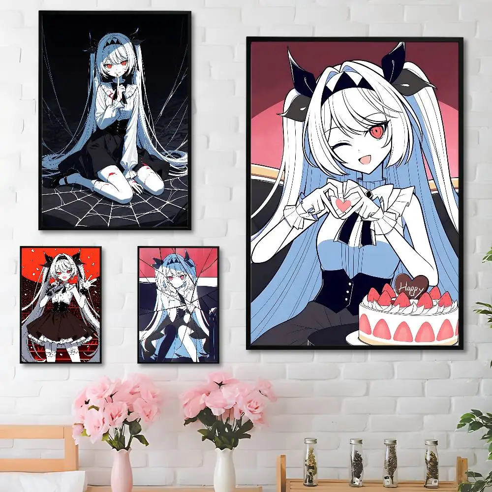L-Lilith NOexistenceN of You AND Me Anime Wall Art Canvas Painting Poster For Living Room Home Decor Decoration Picture