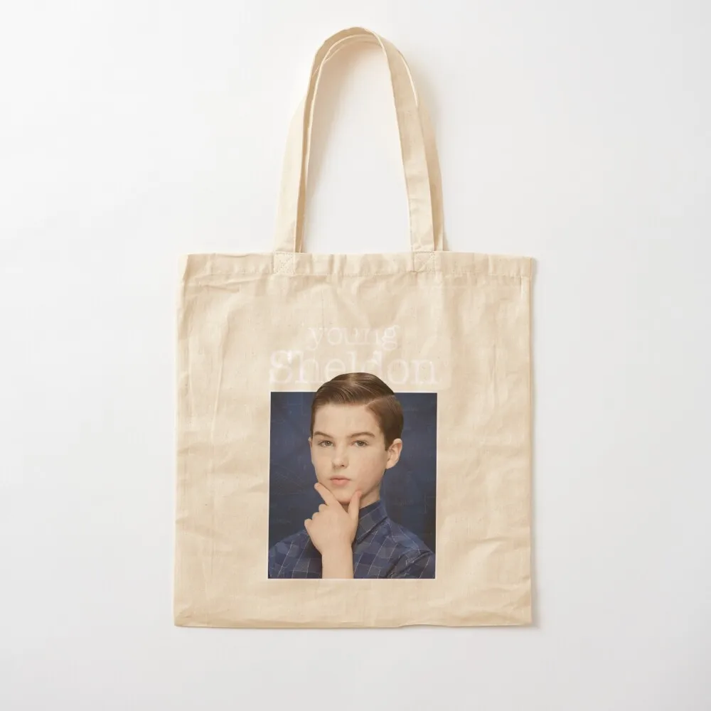 

YOUNG SHELDON (1) Tote Bag tote bags aesthetic shopper bags for women foldable reusable bag Canvas Tote Bag