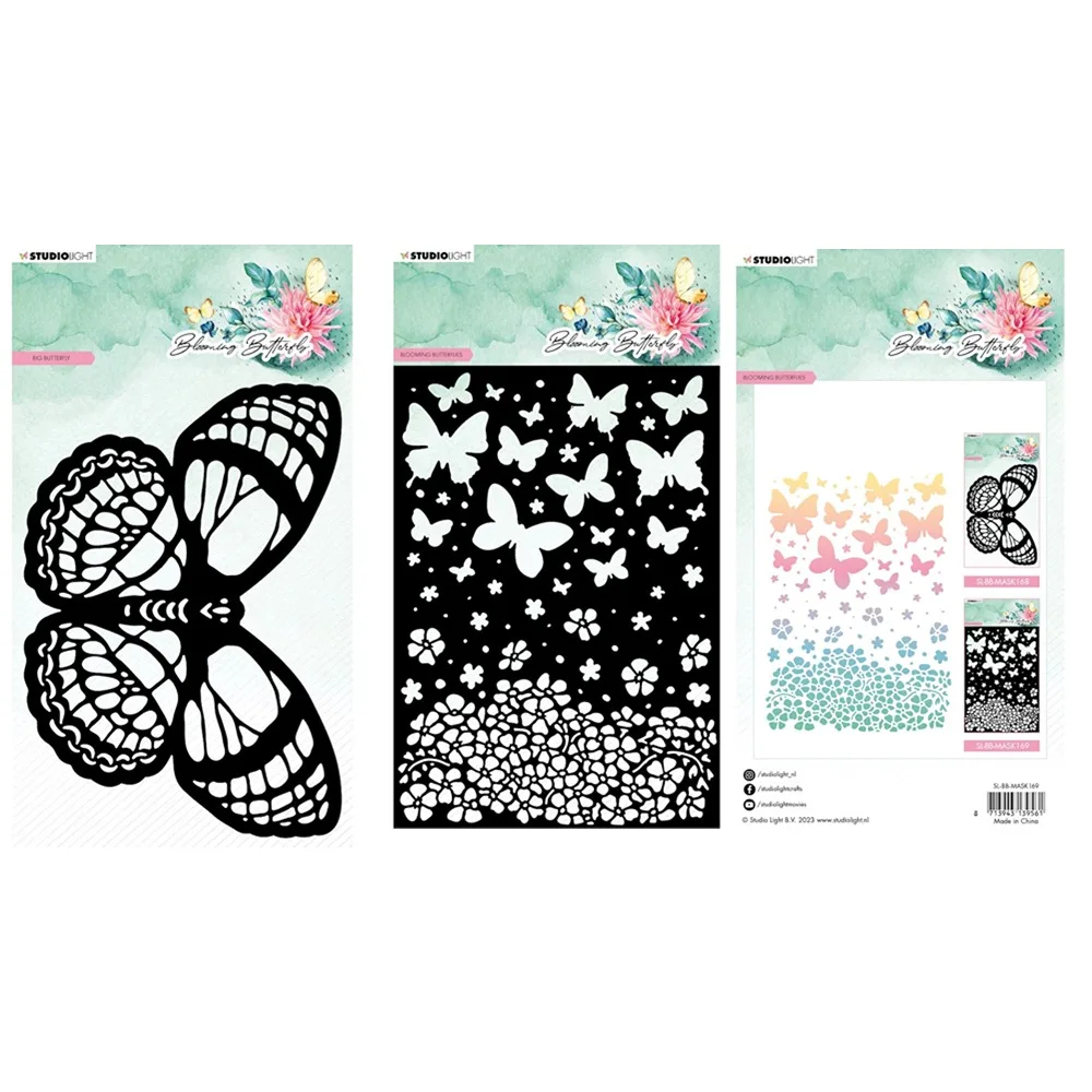 New Product Launch Butterfly Series Stencils Pattern Graffiti Drawing Tool Spray Painting Template DIY Window Scrapbooking Decor