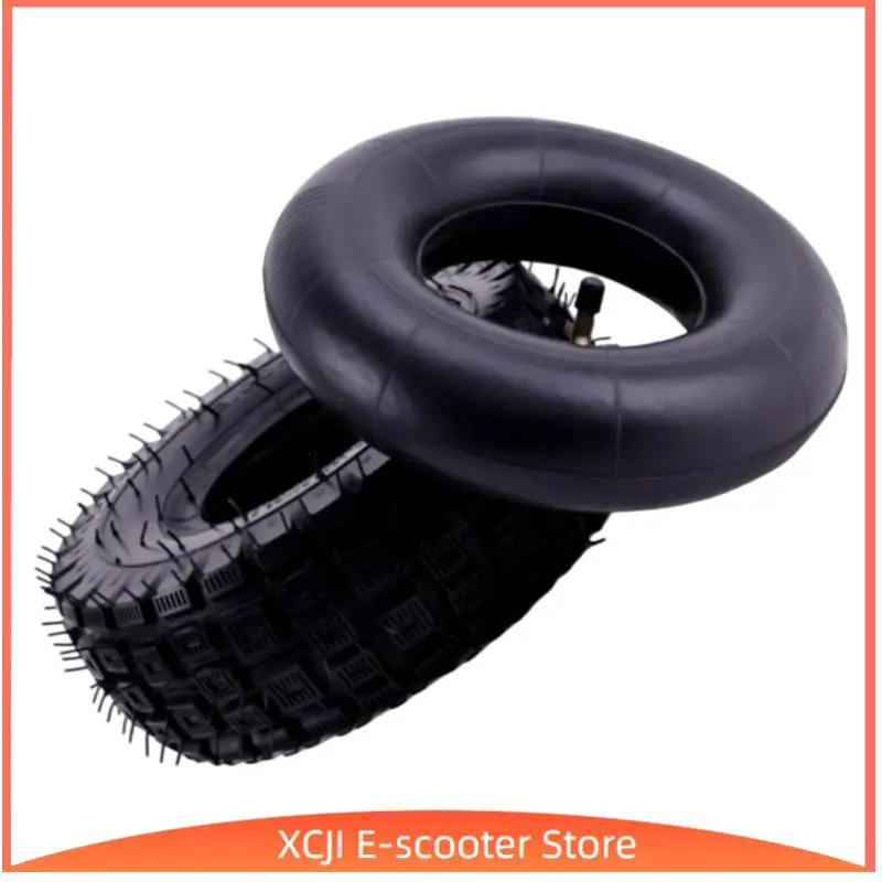 3.00-4 Black Tire and Tube Kit for Motorcycle Accessories Fits Various Scooter Bike Wheels