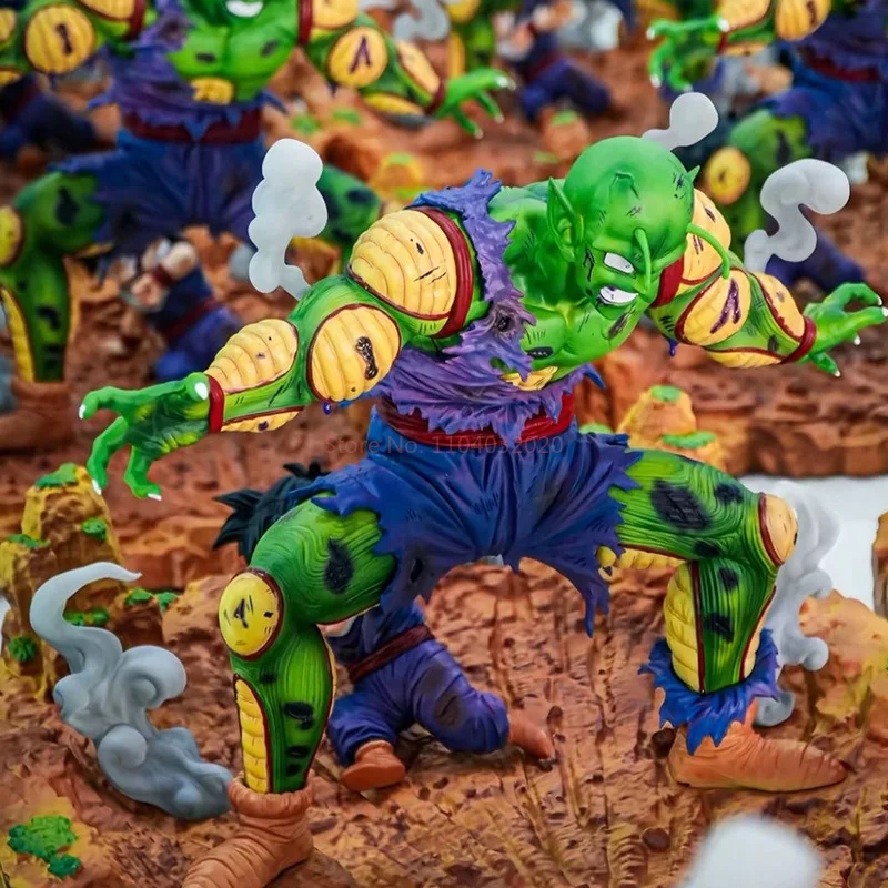 드래곤볼 애니메이션 피규어 28cm - 피콜로 & 손오반 액션 피규어 모델 스태츄 인형 컬렉션 장식 장난감 크리스마스 선물용