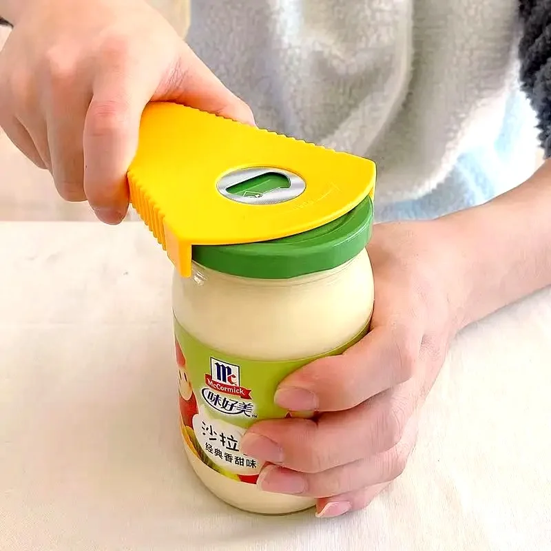 Can Opener Multifunctional Bottle Opener Jar Opener for Beer Coke Jam Beverage