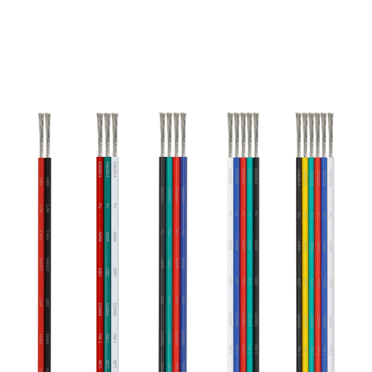 Cavo elettrico 2/3/4/5/6pin 22/20/18AWG cavo connettore LED cavo 5/10/20/50/100m cavo elettrico per striscia LED 3528 2835 RGB