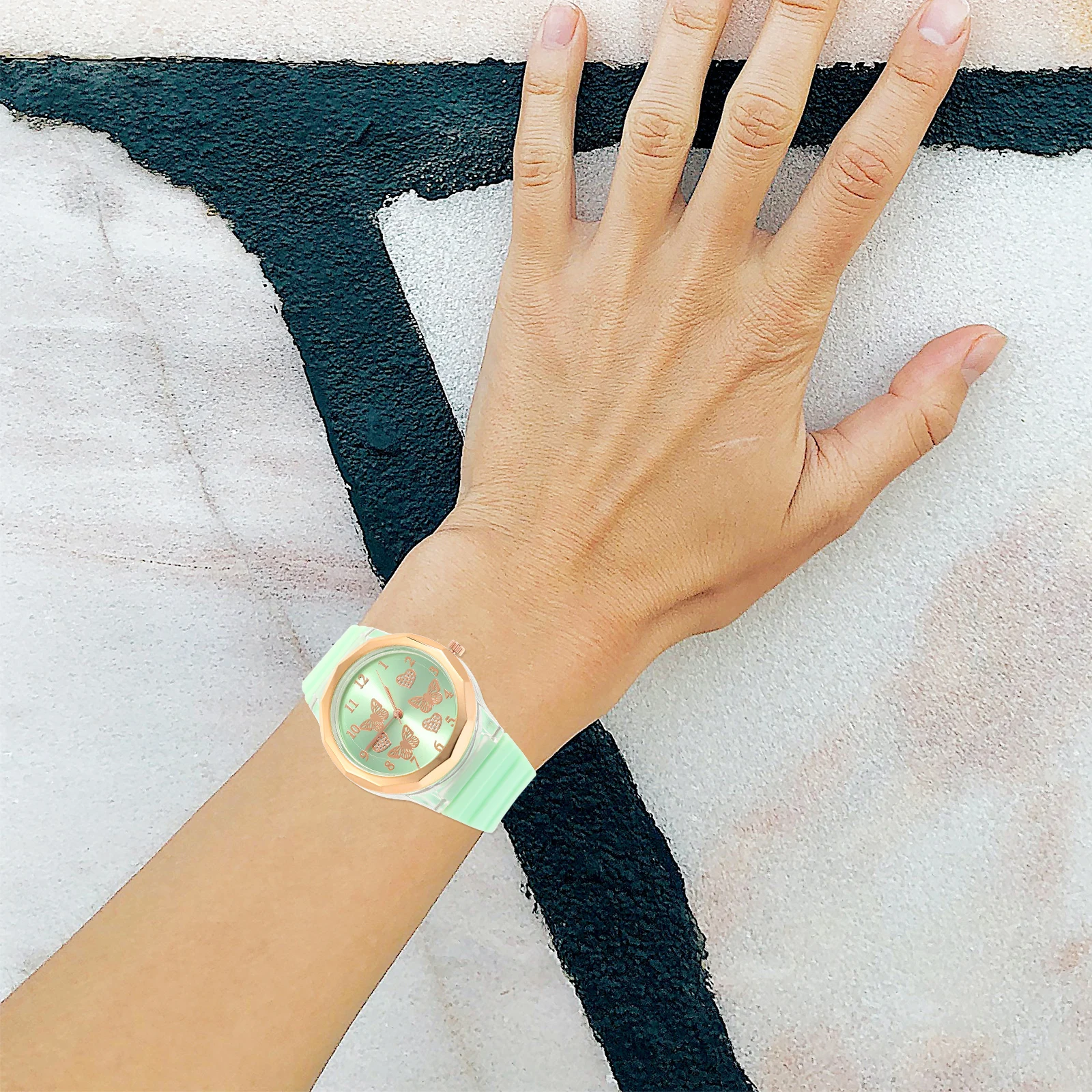 

Butterfly Quartz Ladies Silicone Women Watch Female Watch Watchb Female Wristwatch Fashion Gift Business Watches