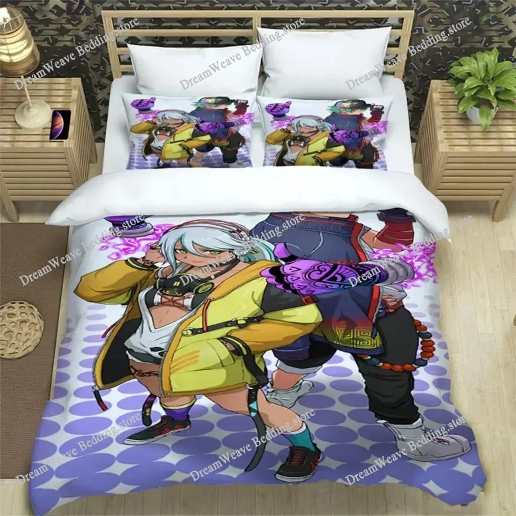 

KOF Bedding Set Single Twin Full Queen King Size Bed Set Adult Kid Bedroom Duvet Cover Sets 3D Print Game Bed Sheet Set
