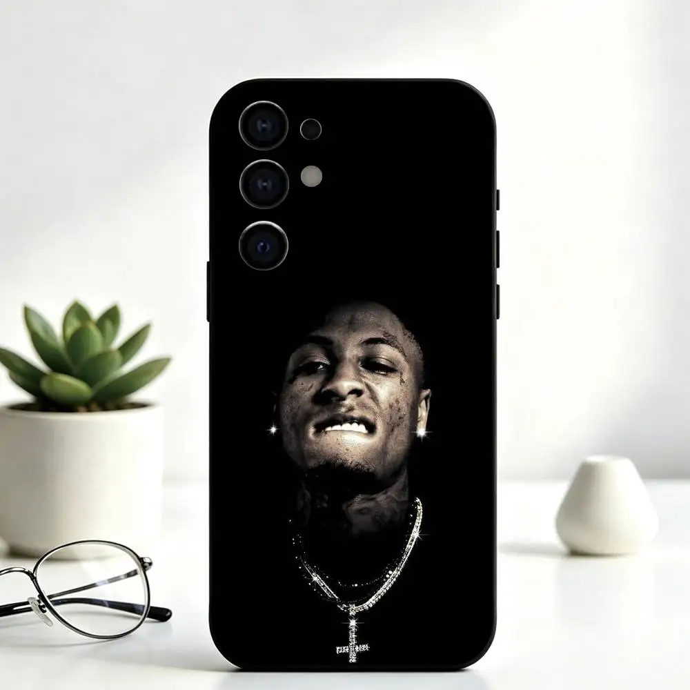 S-Stylish R-Rapper youngboy Phone Case Black Silicone Soft For Samsung S26,S25,S24,S23,S22,S21,S30,Ultra,Plus,Fe,Lite Gift