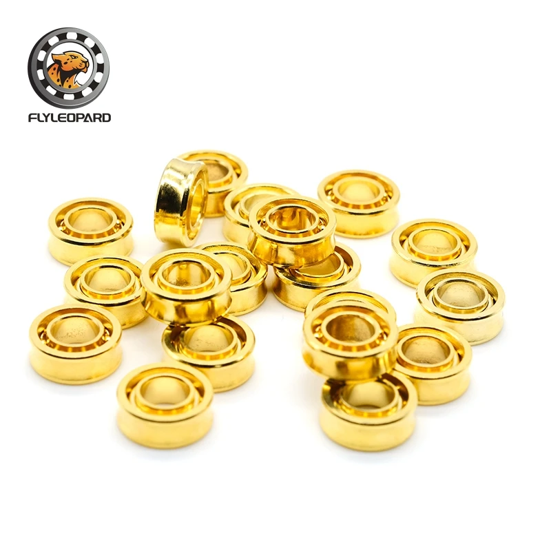 2Pcs R188 Golden 6.35x12.7x4.762mm Responsive Unresponsive Bearings For Yoyo Bearing Professional Metal Ball Bearing Parts