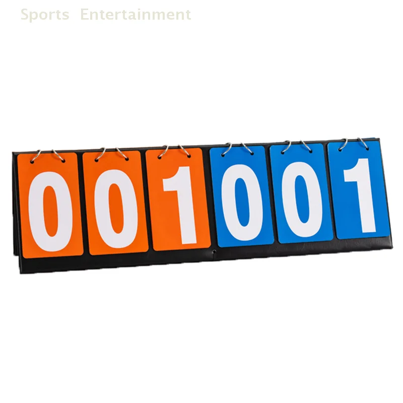 1pc cartas viradas placar mesa pontuação keeper portátil contador de pontuação de basquete para página girando bola jogo placar