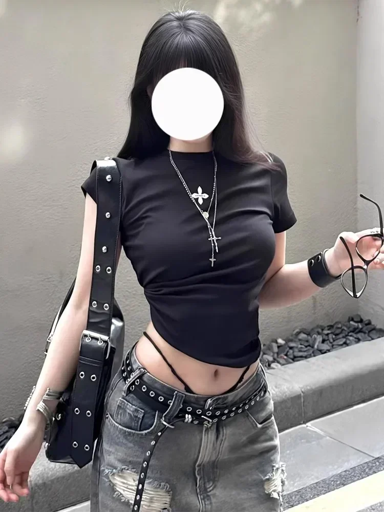 جينز ممزق كبير الحجم مقاس سمين أمريكي ريترو سبايس جيرل مغسول جينز نسائي صيفي جديد فضفاض واسع الساق