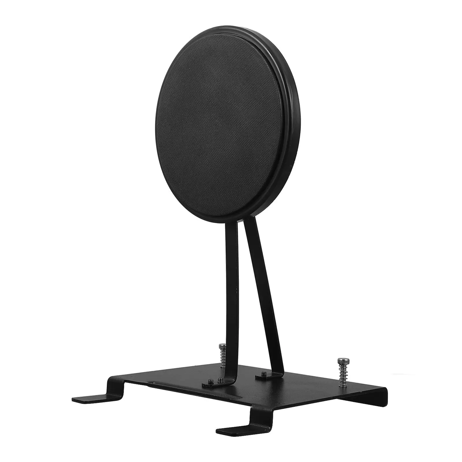 Kick Drum Pedal Practice Pad Heavy Gauge Steel Support for Authentic Muted Double Kick Training Portable Drumming Practice Tool