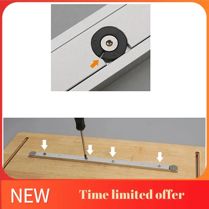 

300Mm Woodworking Aluminum Alloy Miter Rail T-Track T-Slot Table Saw Router Miter Gauge Rod DIY Tool Silver Durable