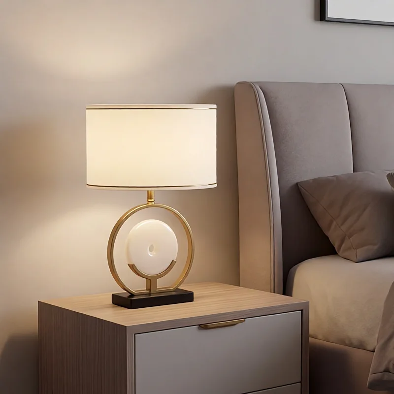 Contemporary Designers Floor Lamp Textile Crafts Lampshade LED Desk Lamp Living Room Bedroom Bedside