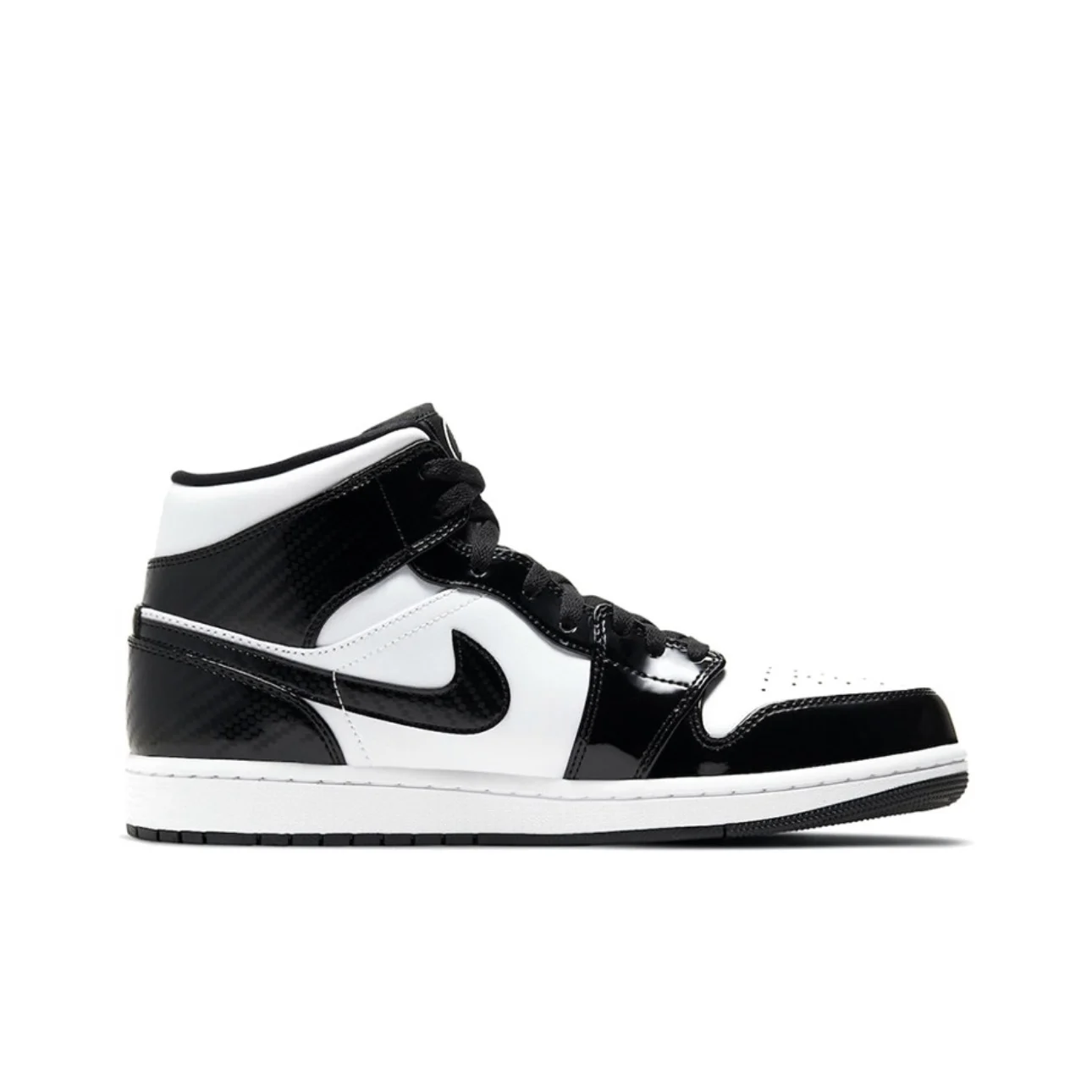 Nike Air Jordan 1 mid se asw "zwart en wit" mid-top retro basketbalschoenen zwart en witte panda DD1649-001 met originele doos