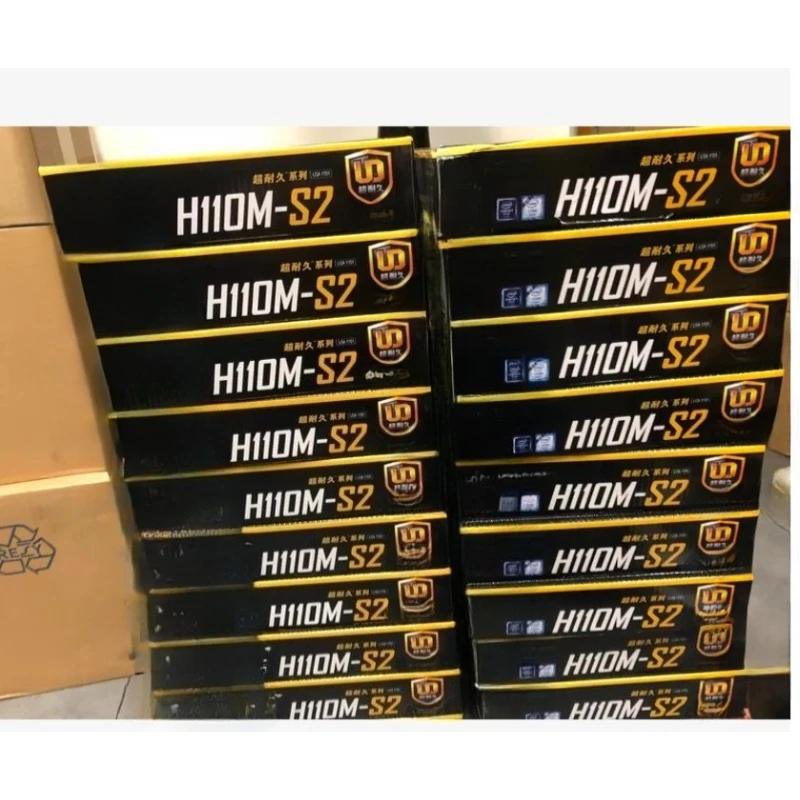

Материнская плата H110M-S2 LGA1151, поддерживает процессоры 6-го и 7-го поколений, в розничной цветной упаковке, в наличии для Gigabyte