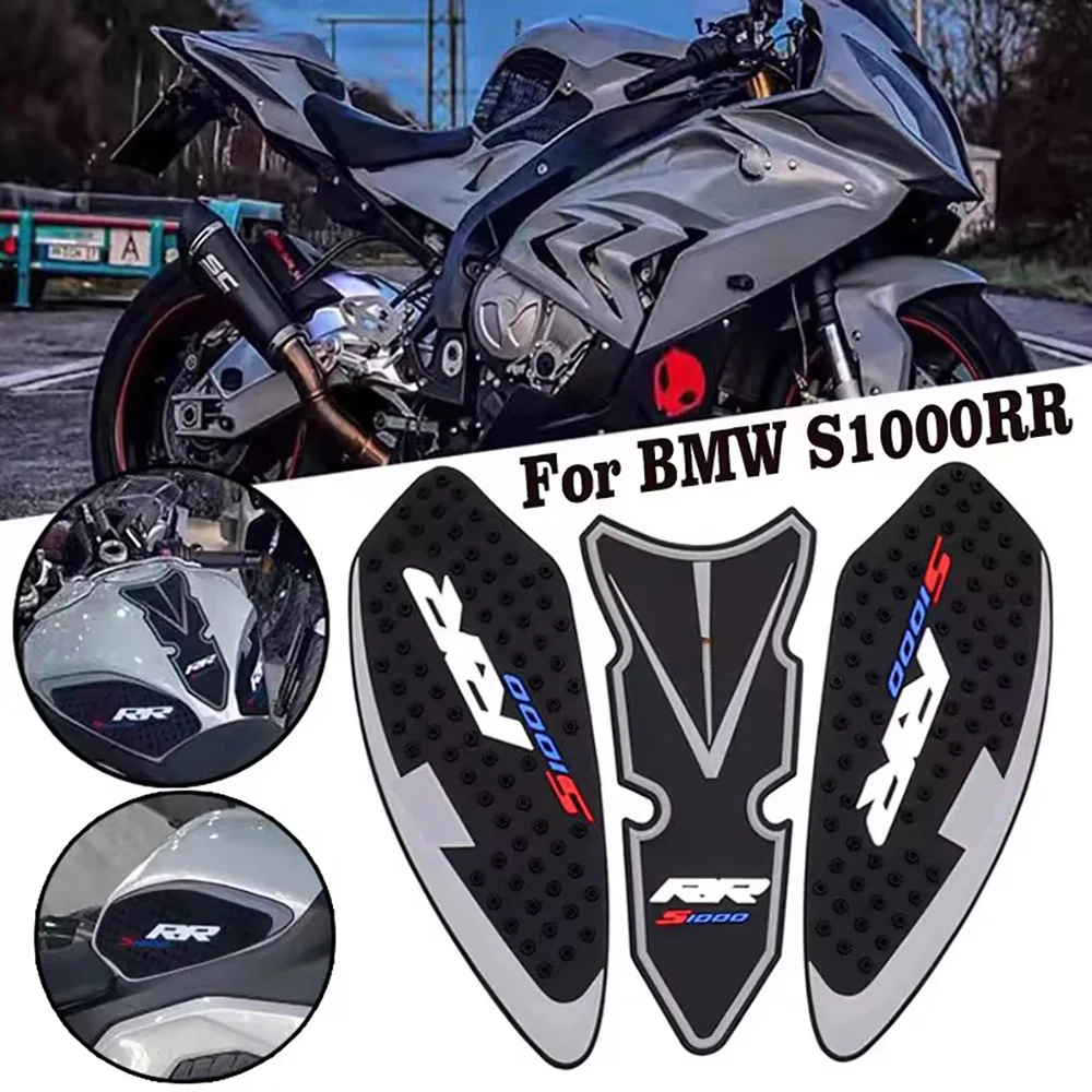 

New Motorcycle Fuel Tank Cap Sticker Pad Anti Slip Traction Decal For BMW S1000 RR S1000RR HP4 2019 2021 2022