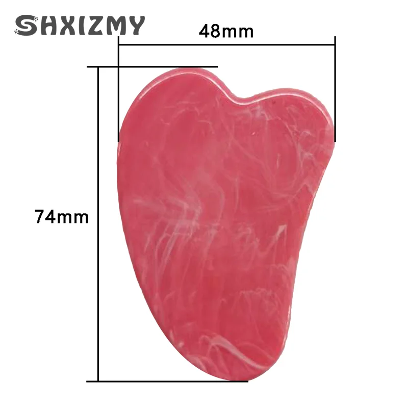 Скребок Для Массажа Гуаша, натуральный нефрит, розовый кварц, нефрит, камень для лица, шеи, подтяжка кожи, удаление морщин, уход за красотой