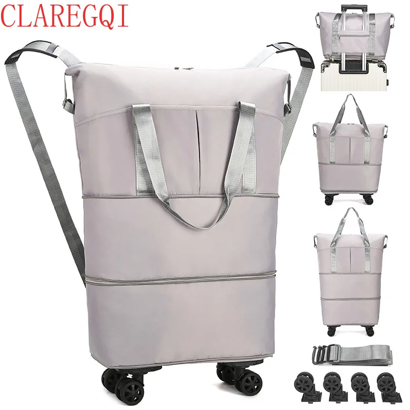 Moving bags Hulken bag with wheel College Moving Bags Reusable Folding Rolling Tote bag Ultralaege capacity can checkedin by air view 4