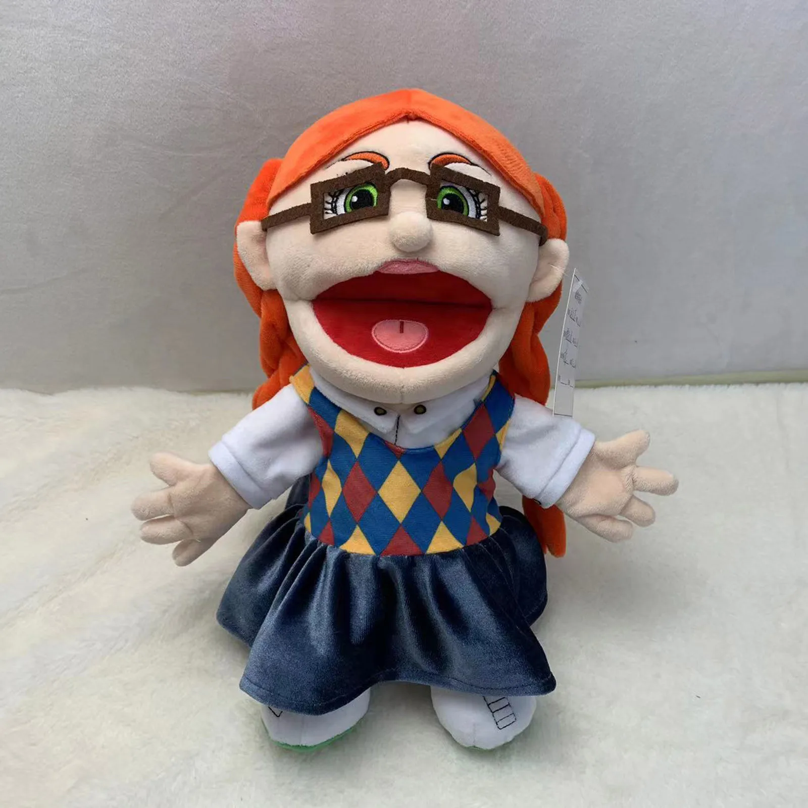 Marionnette à doigts et à main en peluche pour enfants, activité populaire, garçon, fille, jouer à l'heure du coucher, accessoires d'histoire, jouets en famille, beurre mignon