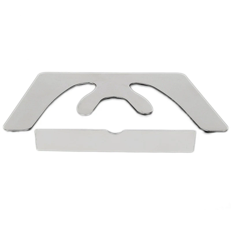 1 Set Dental Ortho Occlusal Maxillary Casting Jaw Fox Plane Plate 3D Autoclavable Mouth Guard Stainless Steel Oral Dentist Tool
