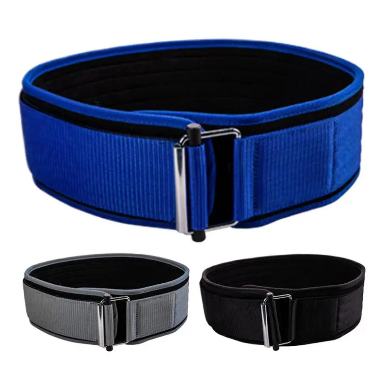 Quick Locking Weightlifting Belt Adjustable Gym Workout Belts for Men and Women Deadlifting Squatting Lifting Back Support