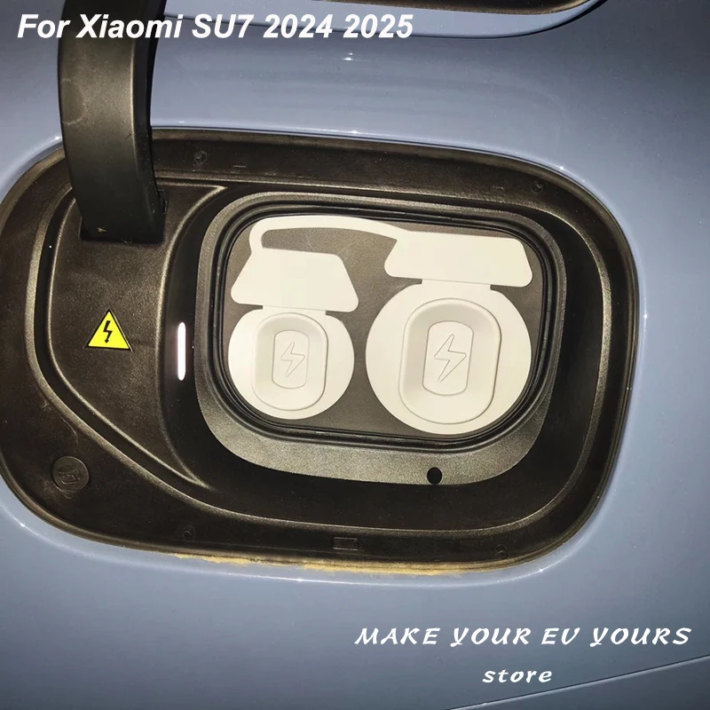 

For Xiaomi SU7 2024 2025 Charging Port Protection Cover Waterproof Anti-dust Rubber Cover Accessories