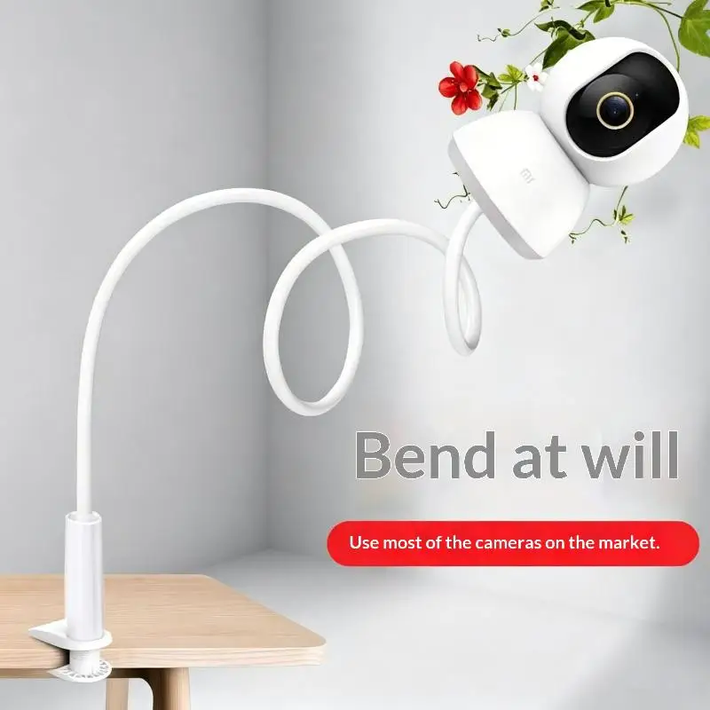 Adjustable Angle Surveillance Camera Clamp Bracket For Cabinet Tabletop