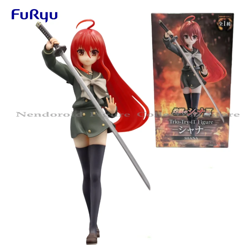 

В наличии FuRyu Trio Try IT Shana Лапша быстрого приготовления Настольные милые куклы Анимационные фигурки Игрушка Подарочная модель Коллекция Хобби