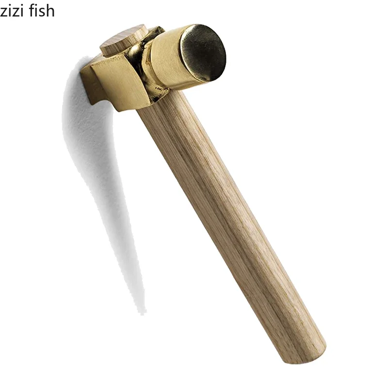 Creative Hammer Clothes Hook Wall Brass Hook Decorative Hooks Entrance Coat Hooks Storage Rack Home Organizer Decoration Crafts