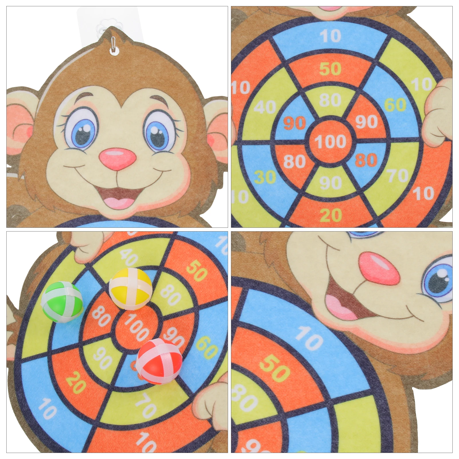 

1Set Sticky Ball Board Cartoon Dart Game Popular Party Game for Kids Parent Child Interaction Indoor Skill Development