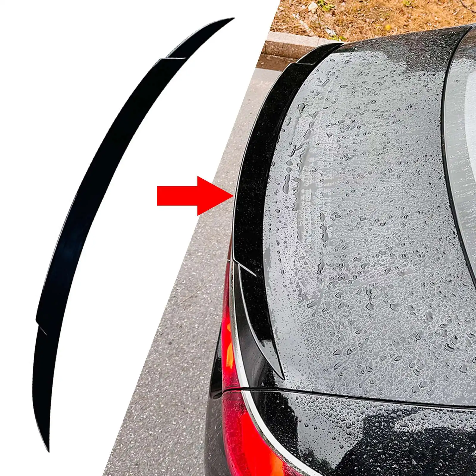 Car Rear Trunk Spoiler Boot Wing Ducktail Lip Wing Exterior Tuning Accessories Kits For Benz E Class W214 E260 E300 AMG 2024-up