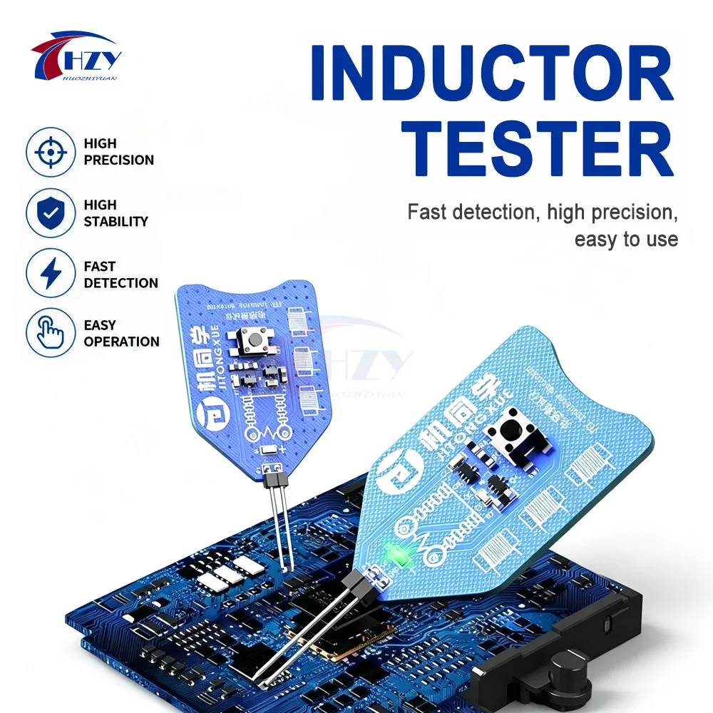 JTX CT-1 LCD Multimeter Inductor Tester LCR Capacitance Resistance Meter for PCB Motherboard Component Fault Detection Repair