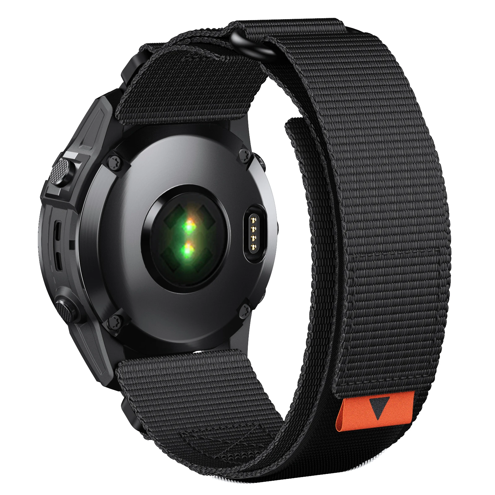 22 mm 26 mm Nylon-Schnellarmband für Garmin Fenix 7X 7 Pro Fenix 6X 6 5X 5Plus Tactix 7 Forerunner 965 955 Enduro 2 Loop Band – Detail 5
