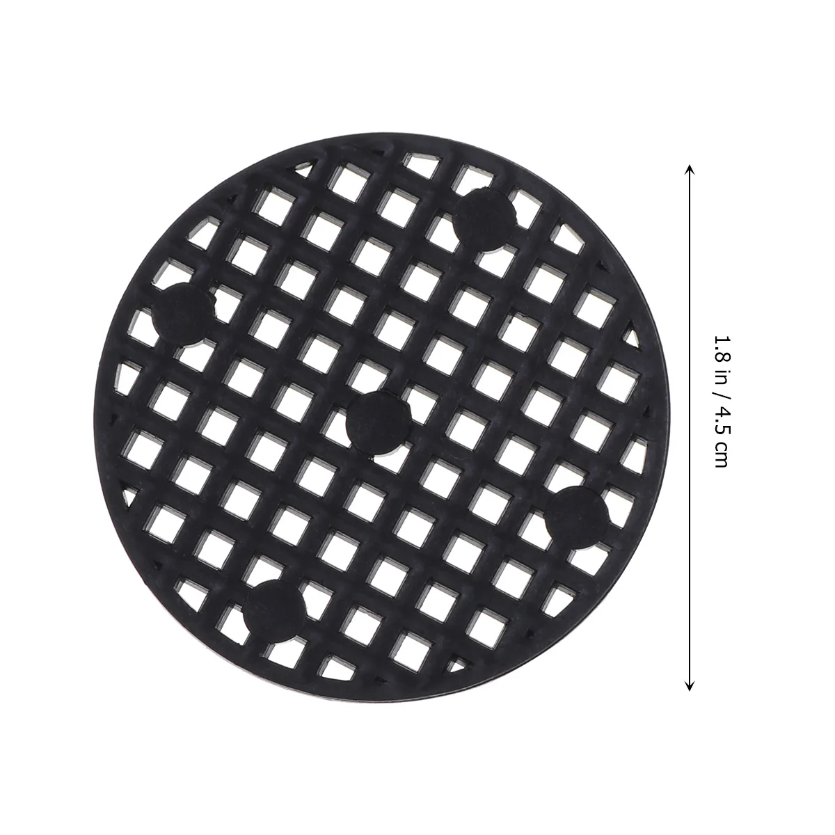 

50Pcs Bonsai Pot Mesh Pad Round Design Prevent Soil Loss Efficient Drainage Healthy Roots Black Bonsai Pot Mesh