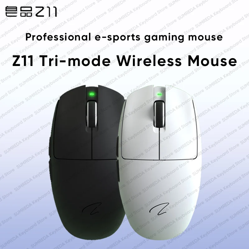 

ZAOPIN Z11 Pro Wireless Gaming Mouse PAW3311 PAW3395 1KHz Bluetooth 2.4G Wired Lightweight Office Gaming Mouse PC Accessories