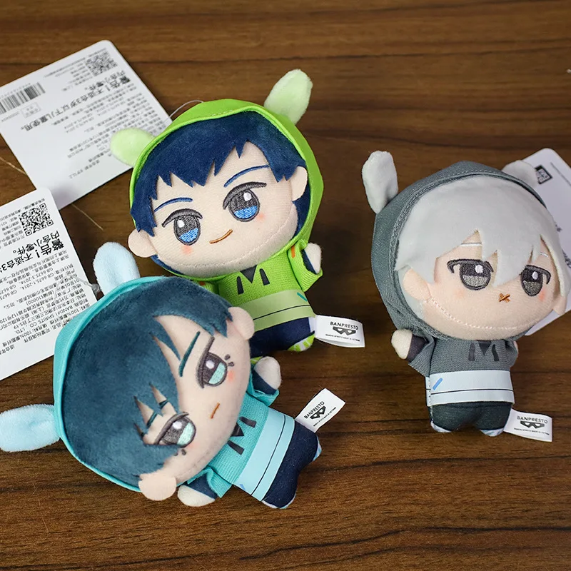 NEW blue lock peluches bunny ears Plush Toy Pendant Seishiro Nagi Isagi Yoichi Chigiri Anime Fluffy Maumet toy Backpack Keychain