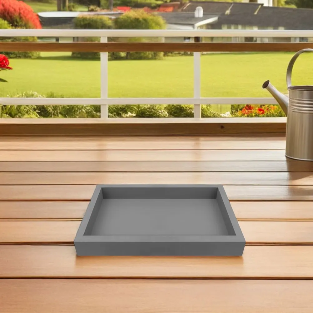 

Flower Pot Tray Flowerpot Water Trays Holder Bottom Watering Planting Drip Base Pvc
