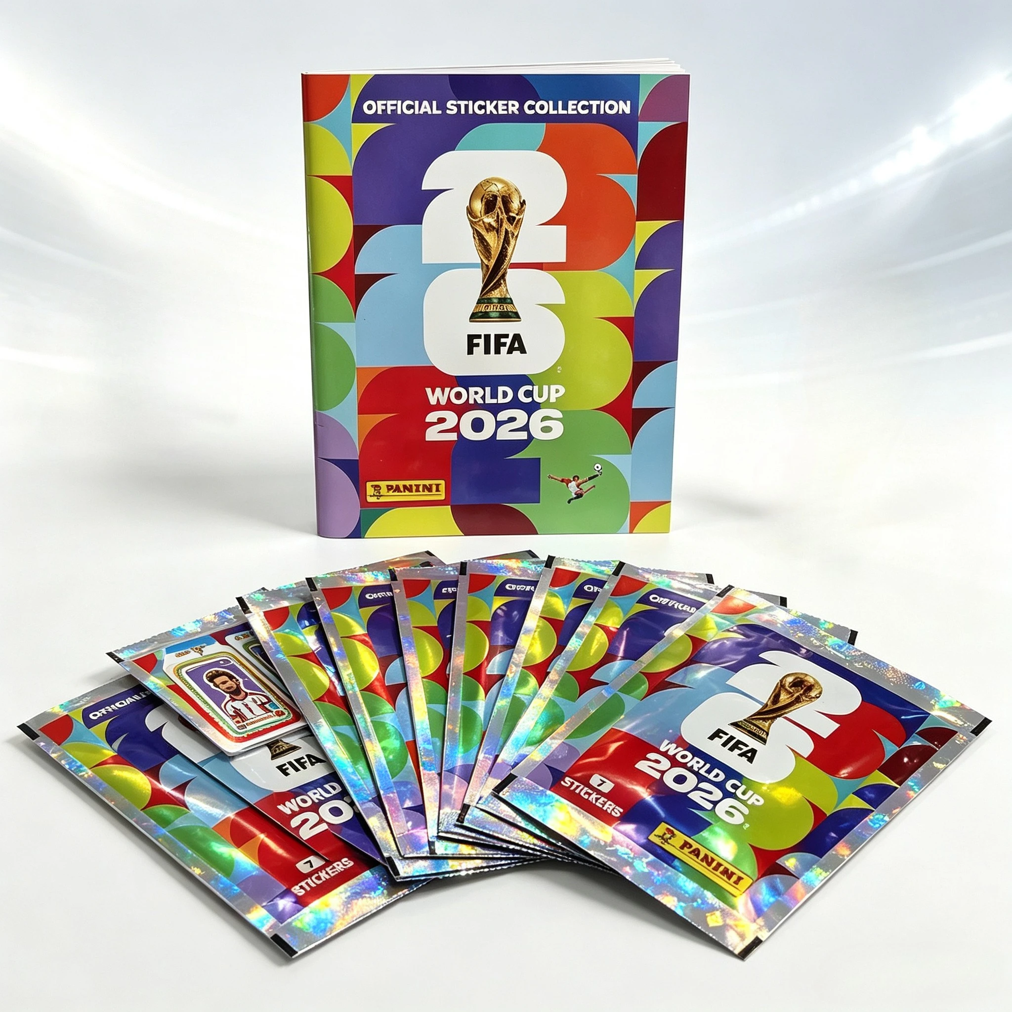 Genuine 2026 FIFA World Cup Panini Original Stickers International Version Rare Collection Football Fan Souvenir Present