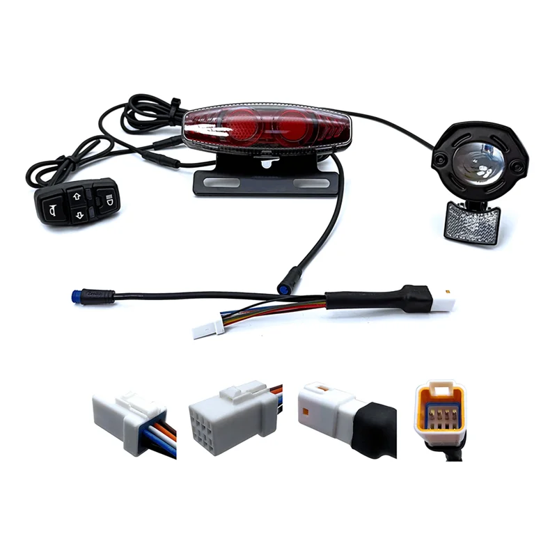 

A64T-EIBKE Electric Bicycle Ebike Light Set Accessory Universal 24V 36V 48V 60V BAFANG KUNTENG JULET