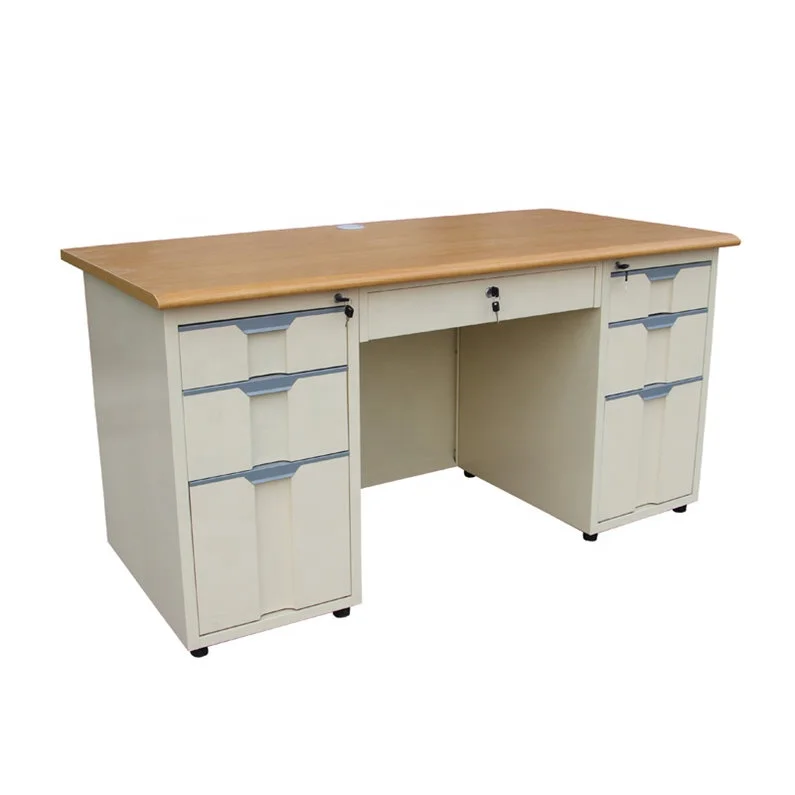 School Locking Drawers Lock Steel Office Furniture Table Desk