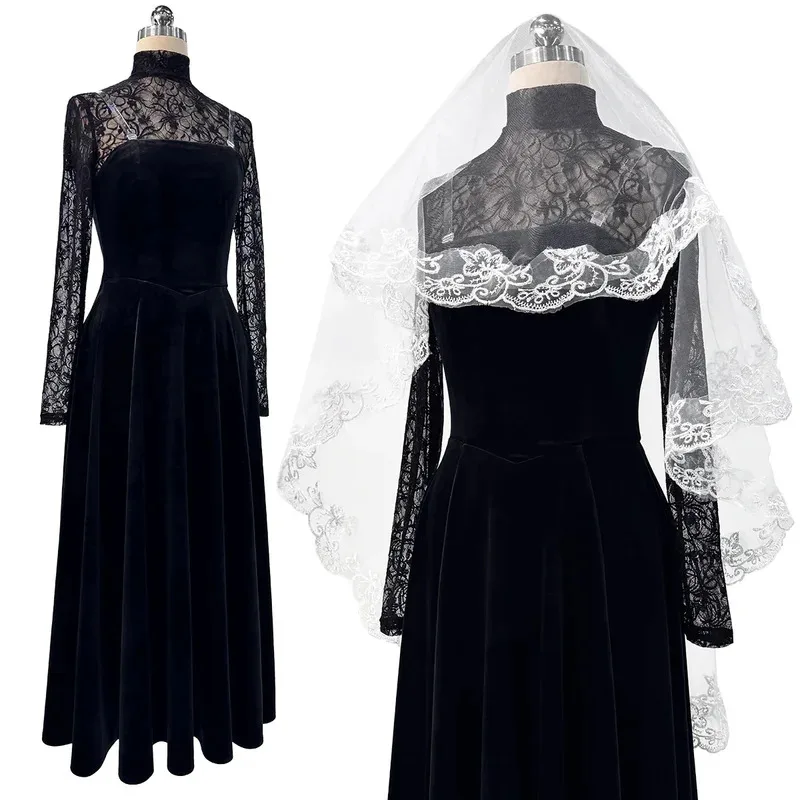 

Сакамото Days аниме Osaragi ORDER косплей костюм длинная кружевная рубашка черное платье вуаль повседневная одежда Cos конвенция подарок om[8