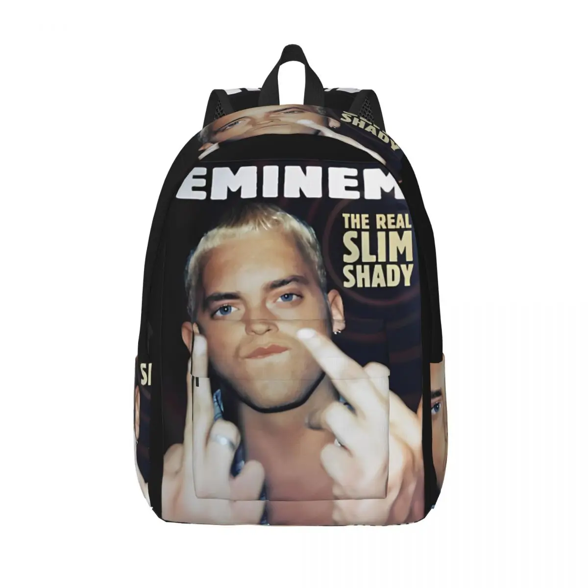 

Number Vintage Eminem Backpack for Preschool Kindergarten School Student Encore Rapper Bookbag Boy Girl Kids Daypack with Pocket