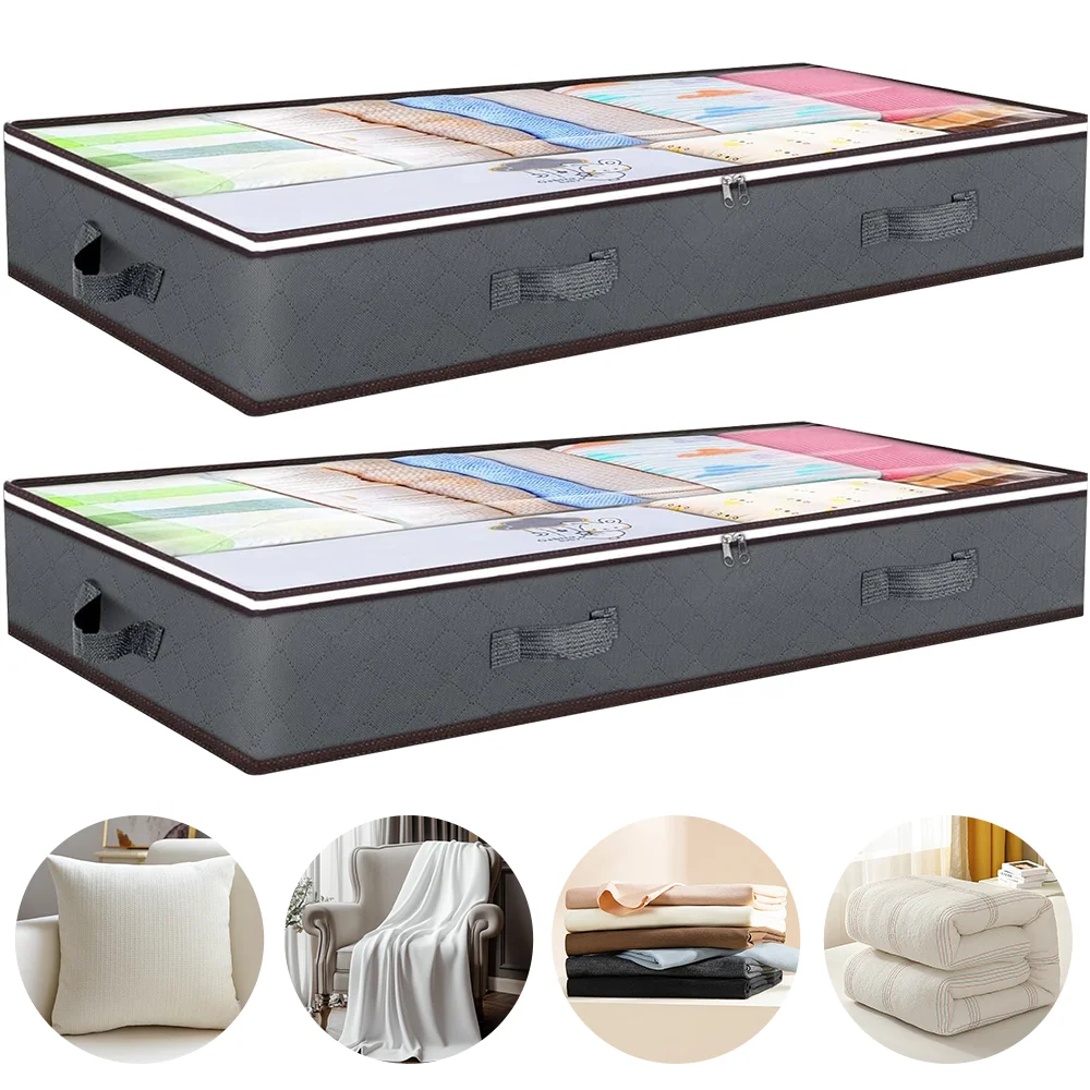 Underbed Storage Bags for Clothes and Bedding