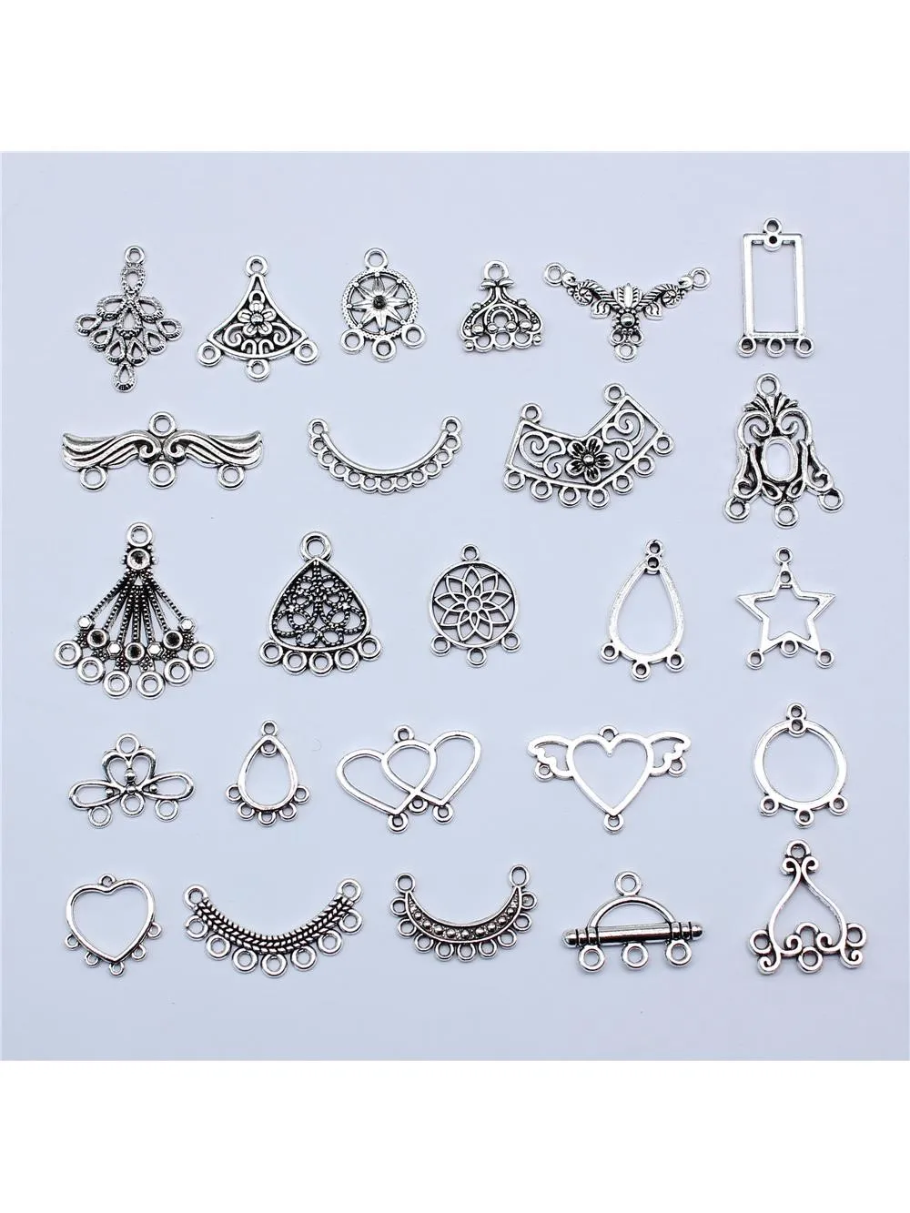 20 sztuk kolczyki złącze Charms porowate złącze wisiorki Handmade Vintage dla majsterkowiczów biżuteria naszyjnik kolczyki dokonywanie znalezienie — zdjęcie 2