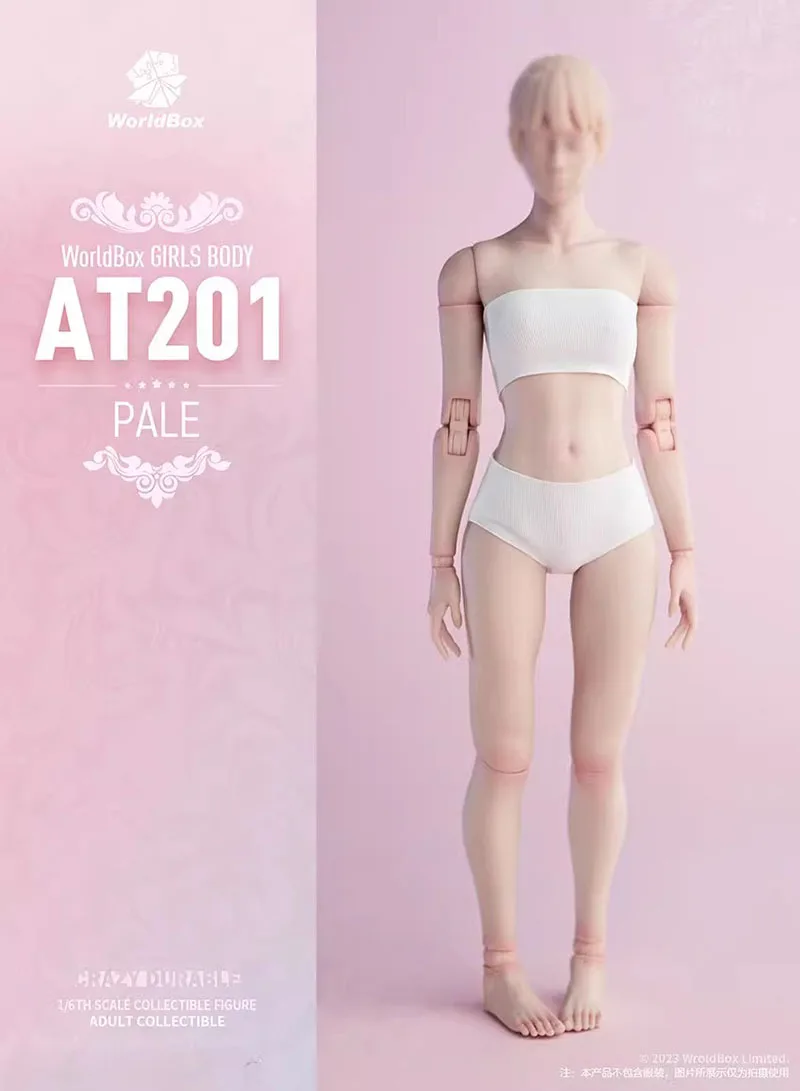 ワールドボックス AT201 AT202 1/6 女性ジョイントボディ 12インチ
